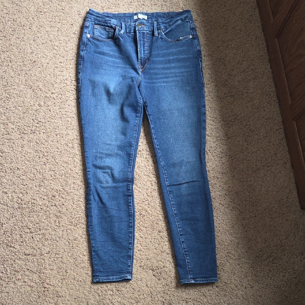Good American Dark Blue Skinny Jeans